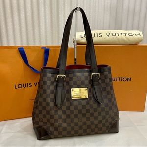 LOUIS VUITTON HAMPSTEAD MM DAMIER EBENE SHOULDER BAG BROWN 👜👜👜